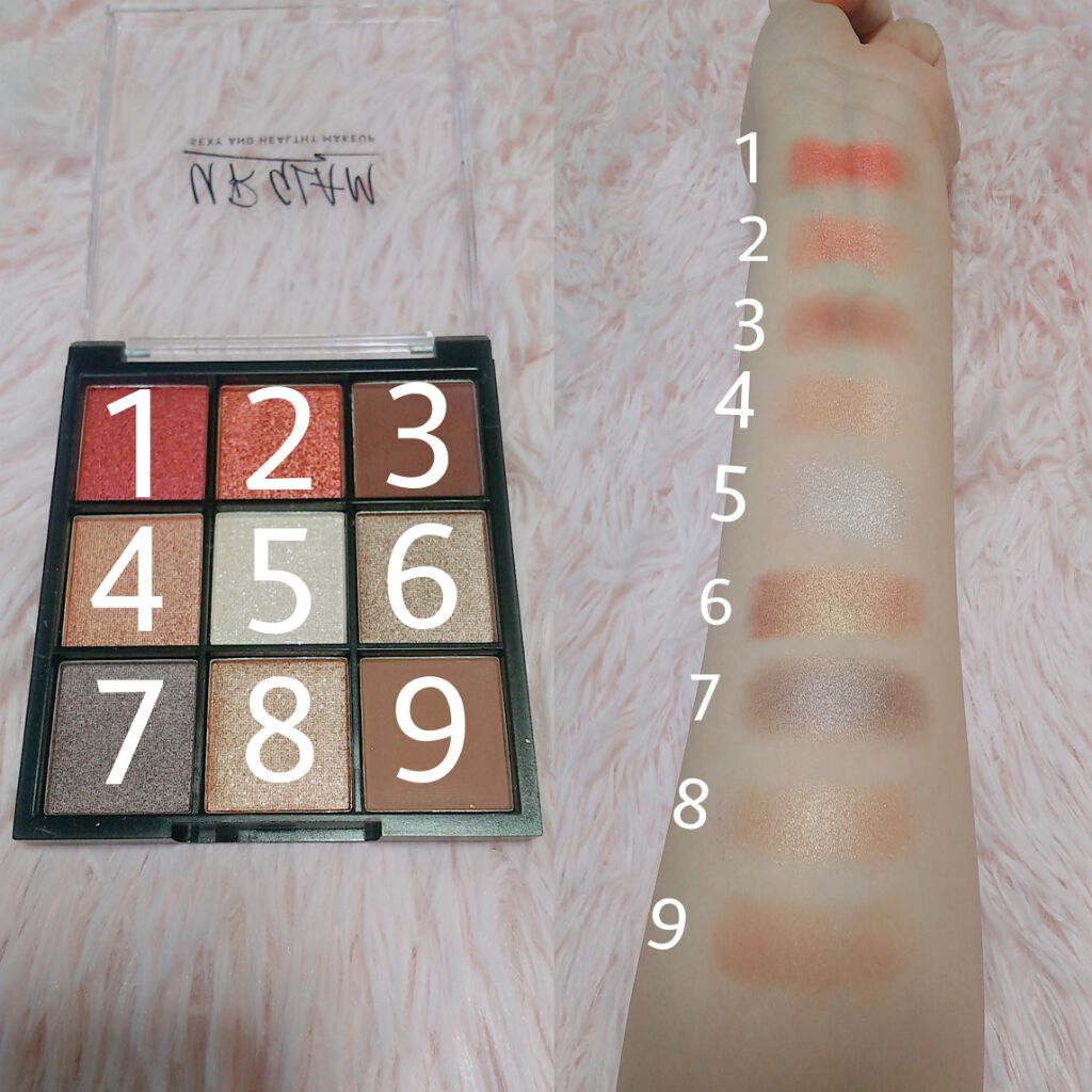 UR GLAM　BLOOMING EYE COLOR PALETTE/U R GLAM/アイシャドウパレットを使ったクチコミ（2枚目）