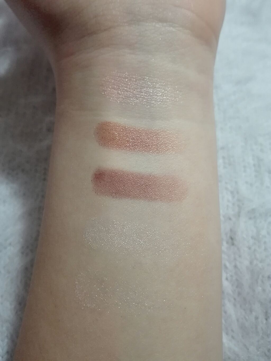 インテグレート トリプルレシピアイズのクチコミ「RS 705　使用


全体的に赤みがかったパレットになっています🎵

私は左の上2色が大好き.....」（3枚目）