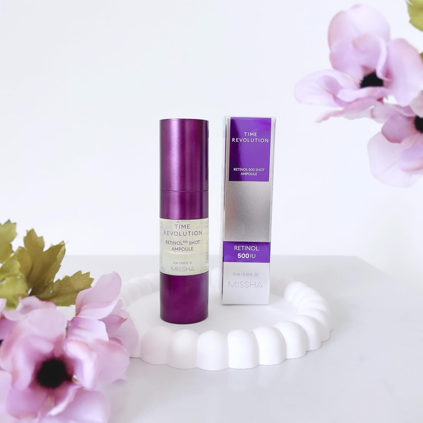 ミシャ タイムレボリューション レチ500ショット美容液/MISSHA/美容液を使ったクチコミ（1枚目）