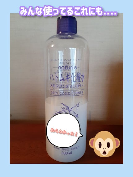 ハトムギ化粧水(ナチュリエ スキンコンディショナー R )/ナチュリエ/化粧水を使ったクチコミ(2枚目)