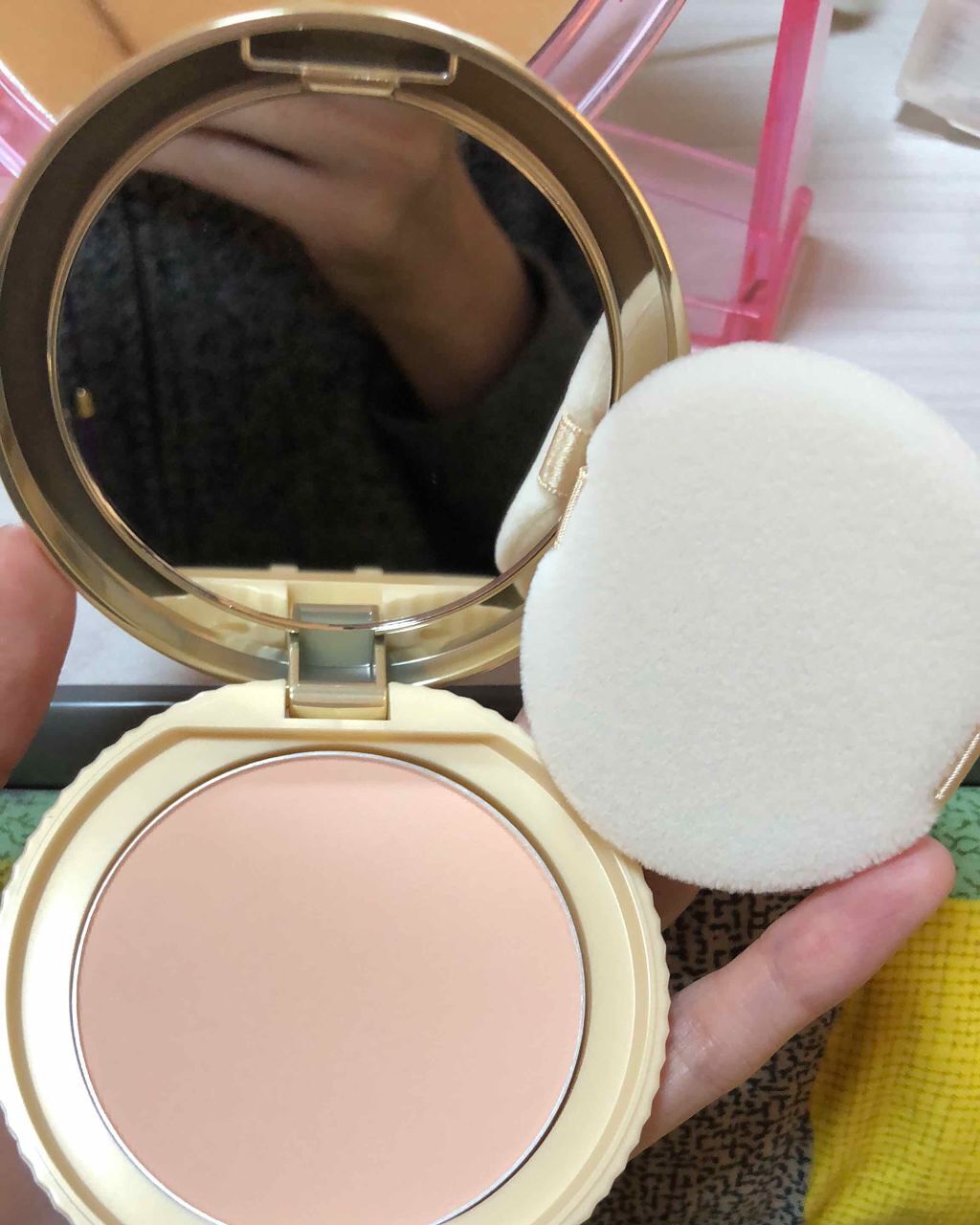 【旧品】マシュマロフィニッシュパウダー/キャンメイク/プレストパウダーを使ったクチコミ(1枚目)