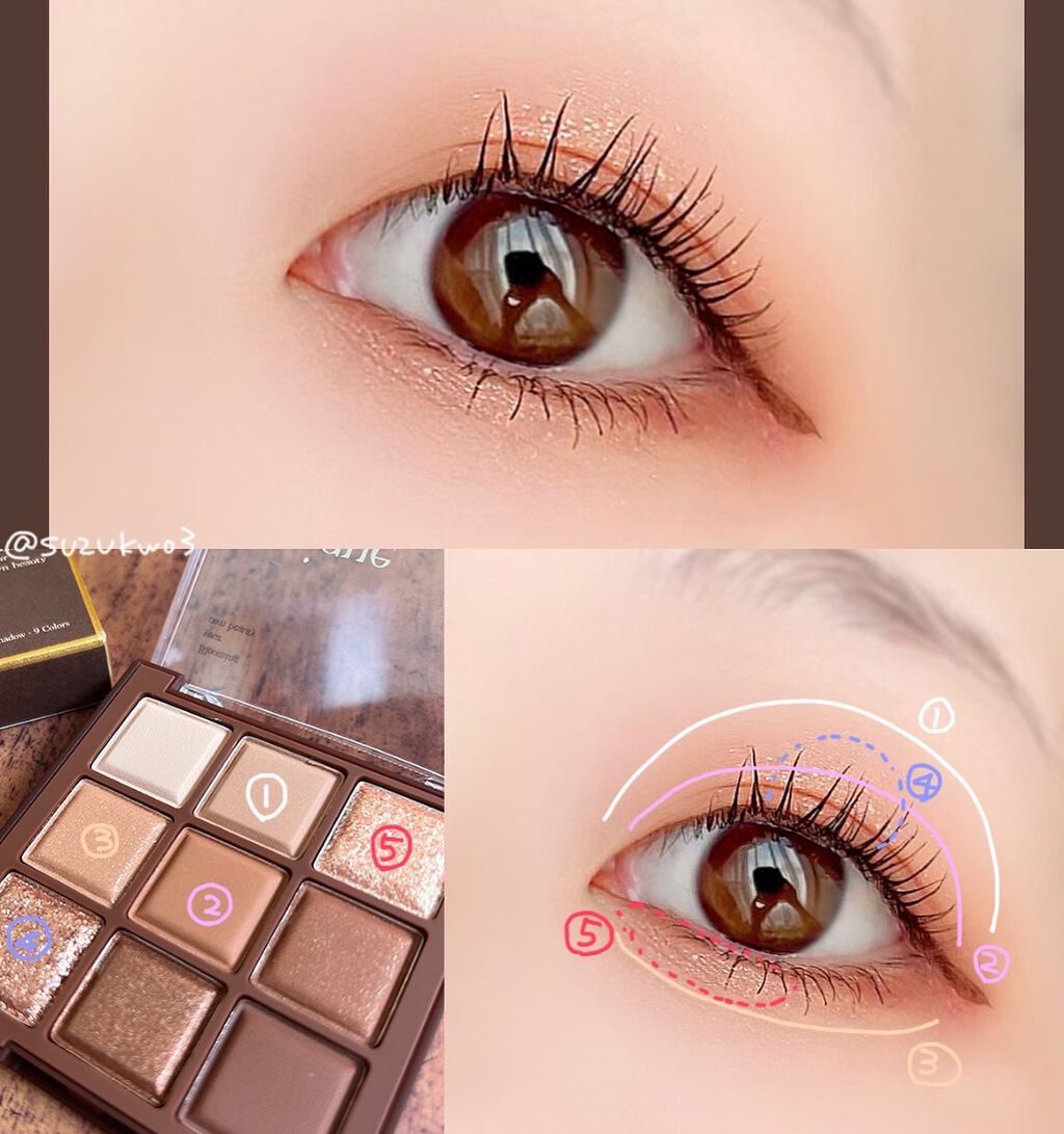 シャドウパレット/dasique/アイシャドウパレットを使ったクチコミ(2枚目)