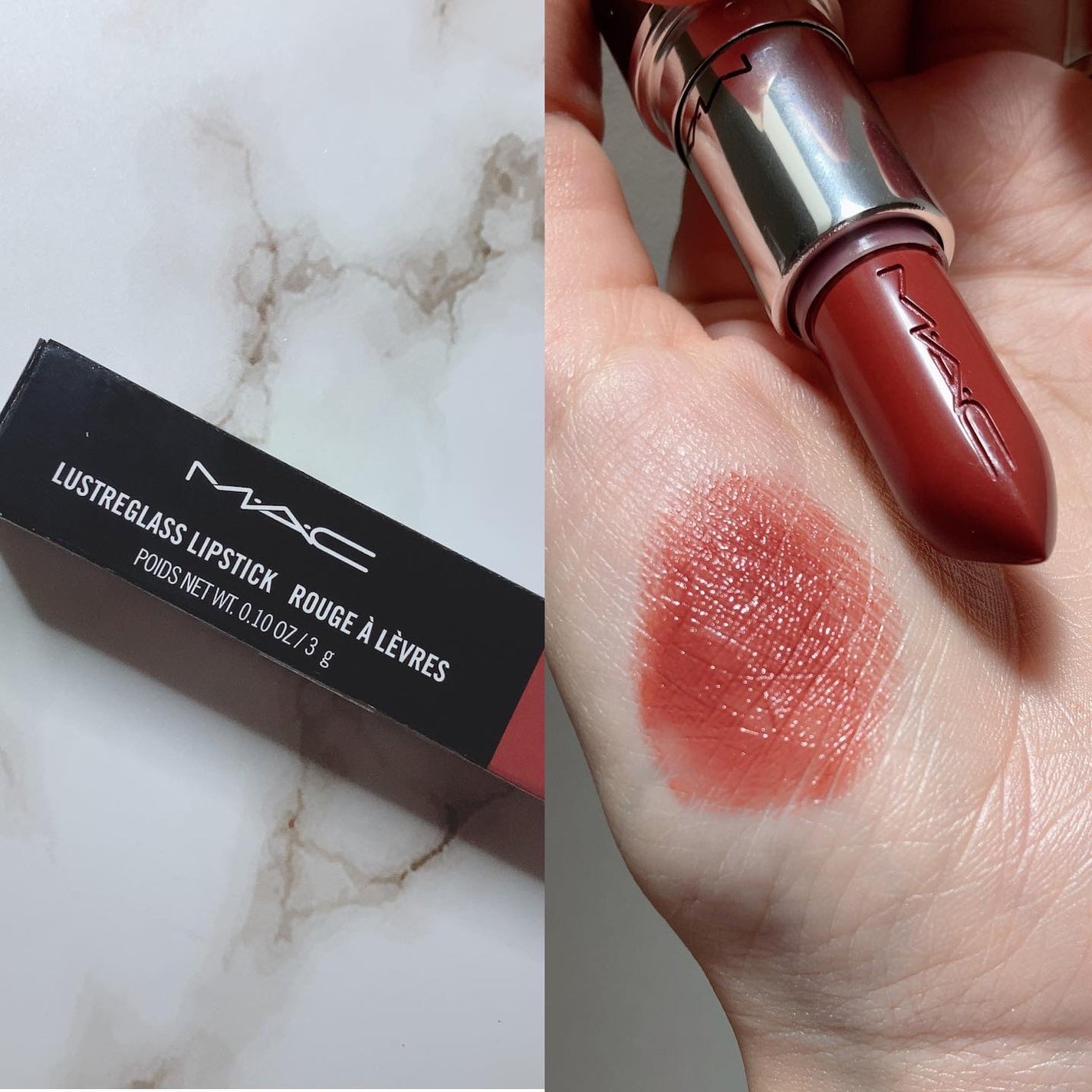 ラスターガラス リップスティック/M・A・C/口紅を使ったクチコミ(3枚目)