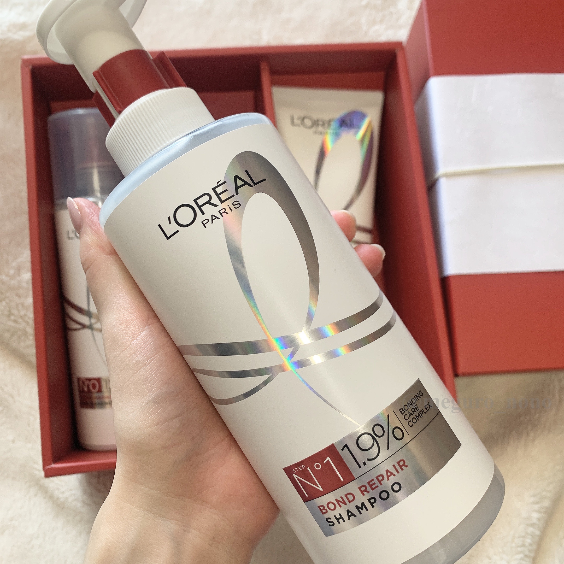 ロレアル パリ ボンド リペア シャンプー／コンディショナー/ロレアル パリ/市販シャンプーを使ったクチコミ（3枚目）