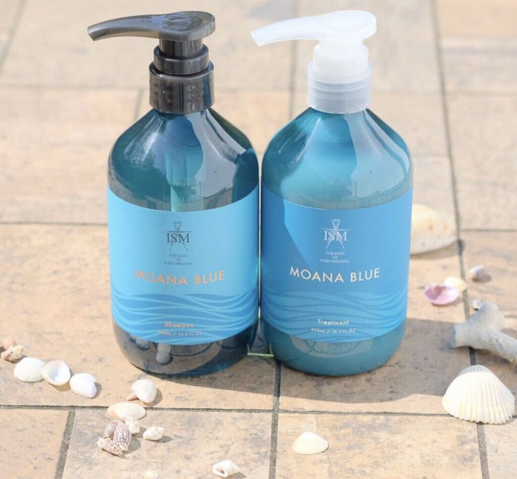 ISMの市販シャンプー MOANA BLUE シャンプー／トリートメント他、1商品