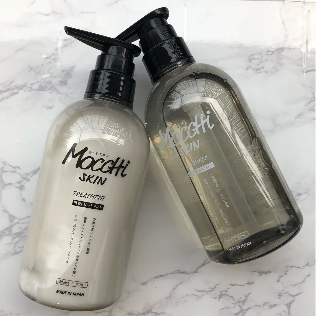 吸着シャンプーM(モイスト) ＆ 吸着トリートメントM(モイスト)/MoccHi SKIN/市販シャンプーを使ったクチコミ（1枚目）