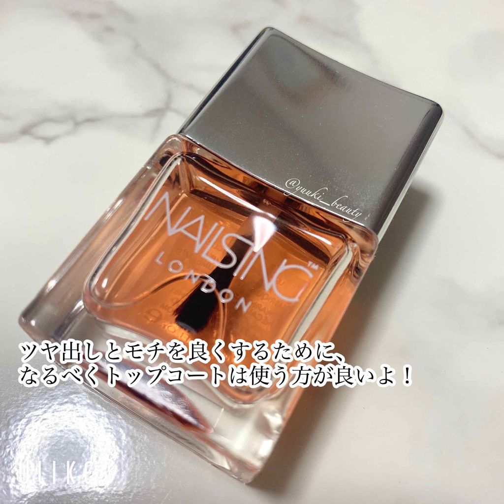 ４５ セカンド トップコート/nails inc./ネイルトップコートを使ったクチコミ（3枚目）