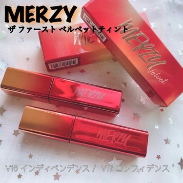 ザ ファースト  ベルベット ティント シーズン３/MERZY/口紅を使ったクチコミ（1枚目）