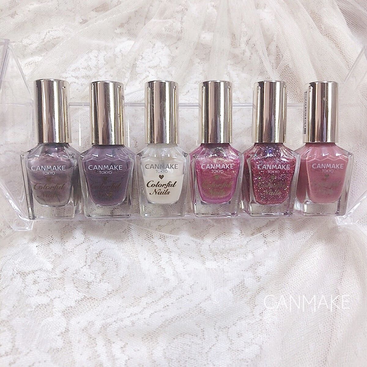 カラフルネイルズ/キャンメイク/マニキュアを使ったクチコミ（1枚目）