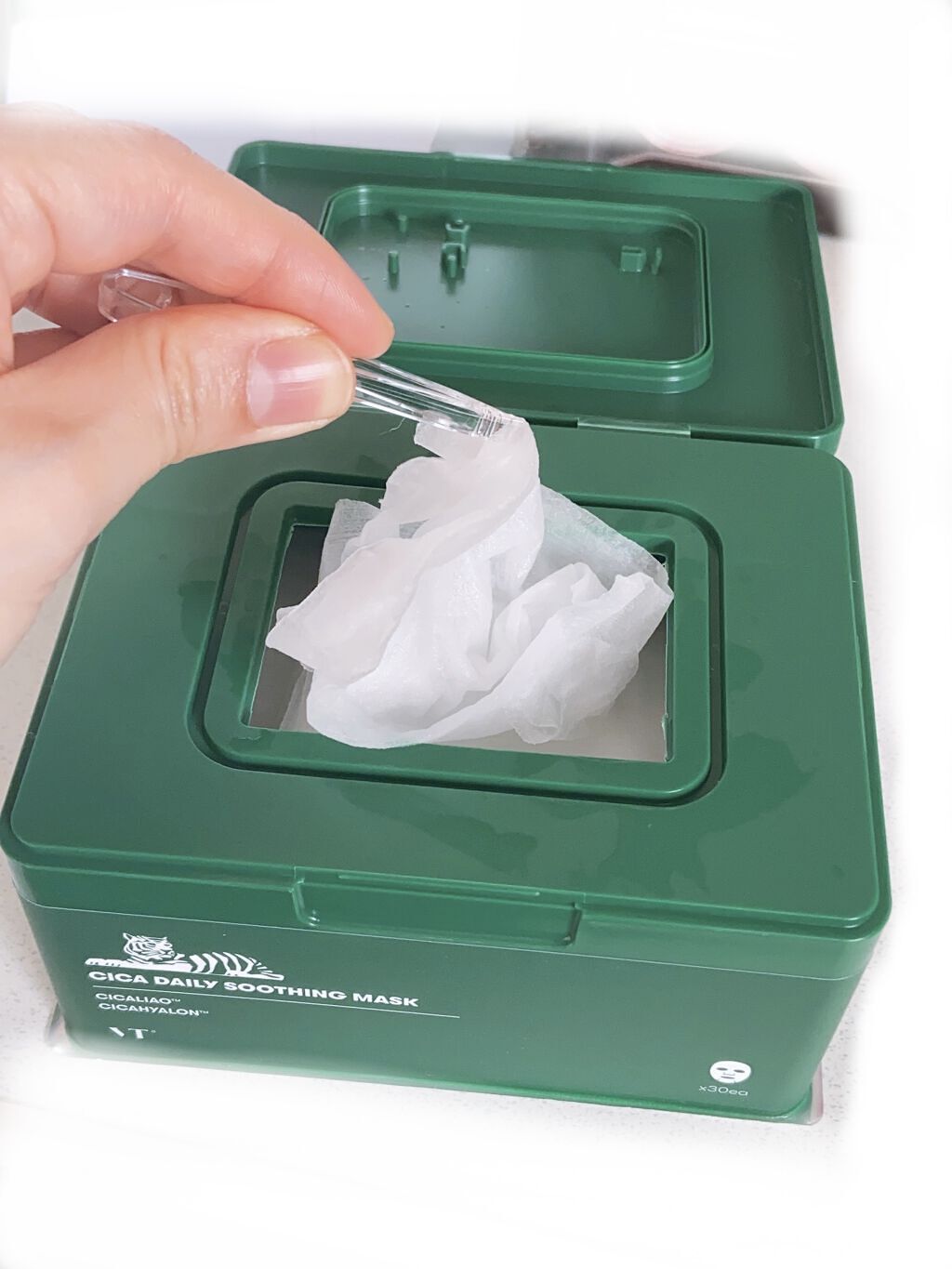 CICA デイリースージングマスク/VT/シートマスク・パックを使ったクチコミ（2枚目）