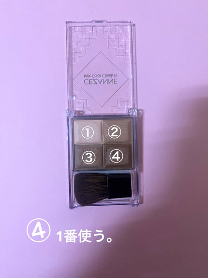 ミックスカラーチークN/CEZANNE/パウダーチークを使ったクチコミ(2枚目)