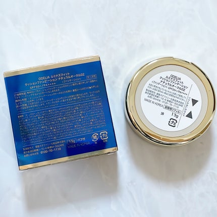 ルミナスフィット クッションファンデーション 02 ナチュラルオークル/ODELIA/クッションファンデーションを使ったクチコミ(3枚目)