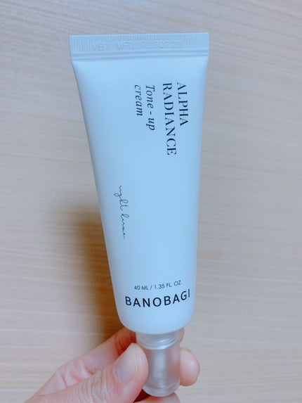 アルファ ラディアンス トーンアップクリーム/BANOBAGI/フェイスクリームを使ったクチコミ(1枚目)