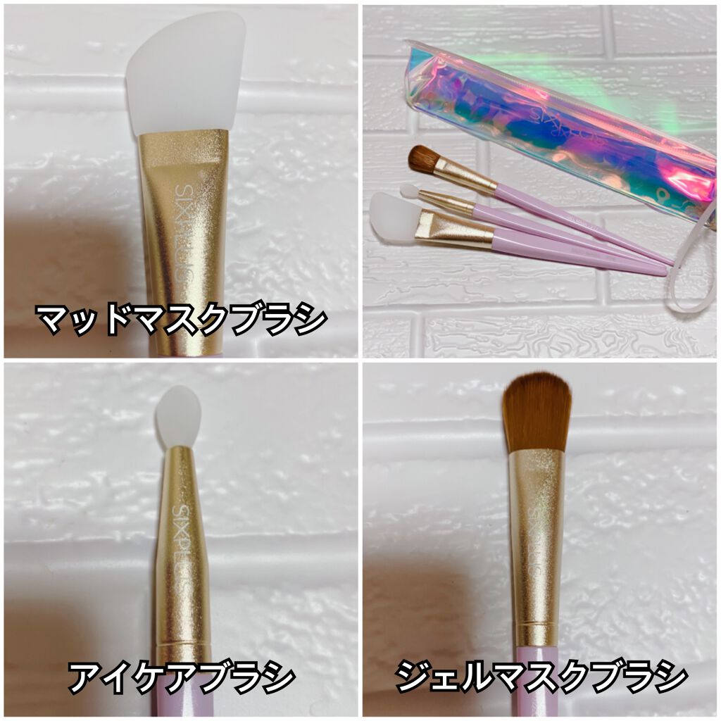 SIXPLUS スキンケアブラシ3本セット-Naturalシリーズ/SIXPLUS/その他スキンケアグッズを使ったクチコミ(2枚目)