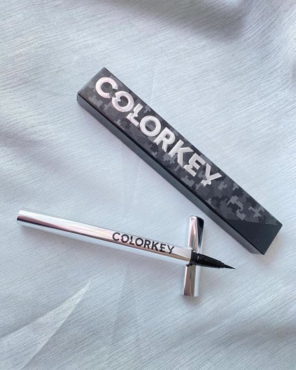フローティングカラーリキッドアイライナー/COLORKEY/リキッドアイライナーを使ったクチコミ(5枚目)