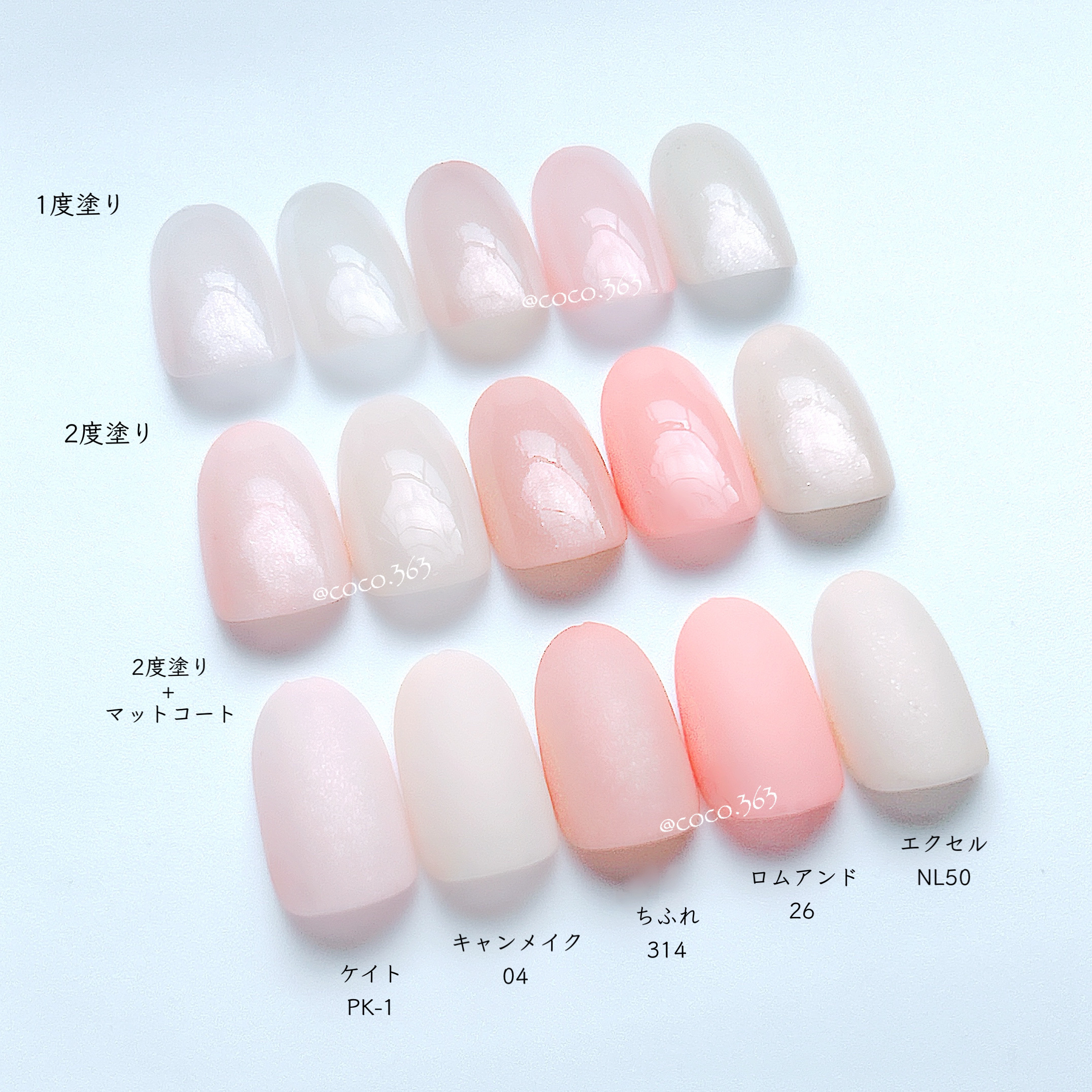 ネイルエナメルカラーN PK-1/KATE/マニキュアを使ったクチコミ（3枚目）