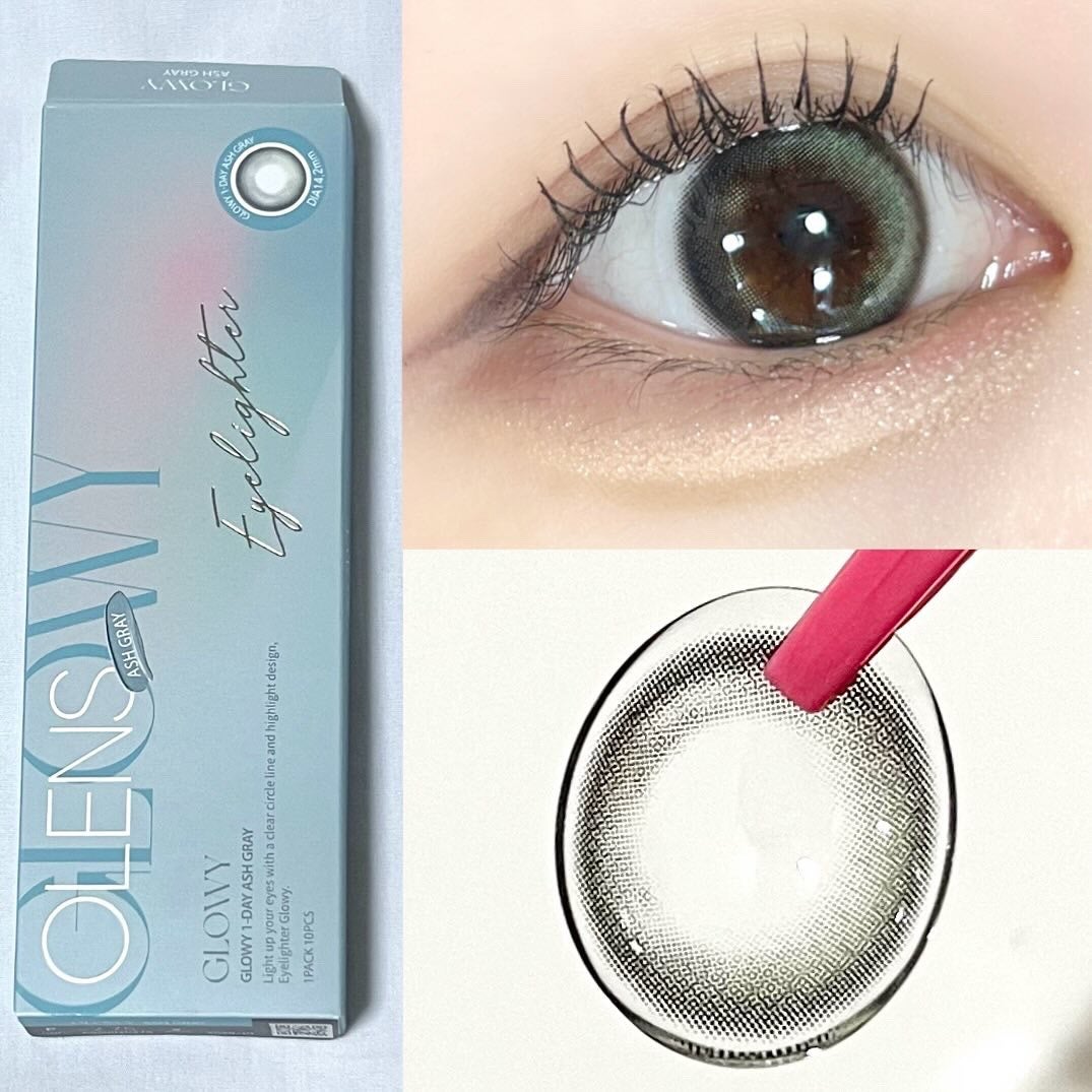 Glowy 1day/OLENS/ワンデー(1DAY)カラコンを使ったクチコミ(2枚目)