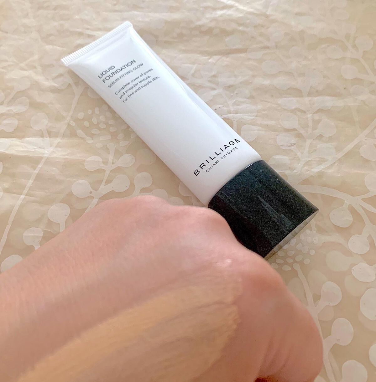 リキッドファンデーション セラム フィッティング グロウ/ブリリアージュ/リキッドファンデーションを使ったクチコミ(4枚目)