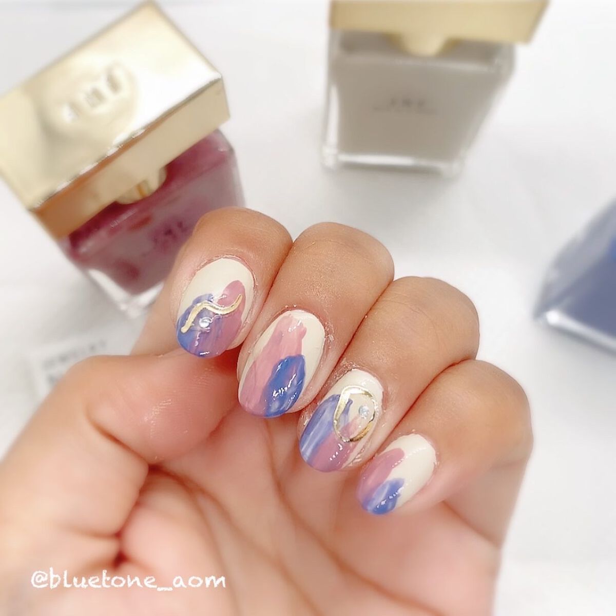 グレイズドフレグランスネイル/JNF/マニキュアを使ったクチコミ（2枚目）