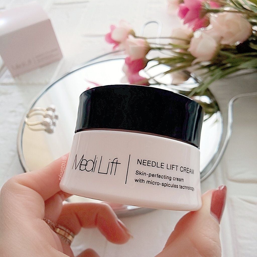 メディリフト ニードルリフトクリーム/YA-MAN TOKYO JAPAN/フェイスクリームを使ったクチコミ(3枚目)