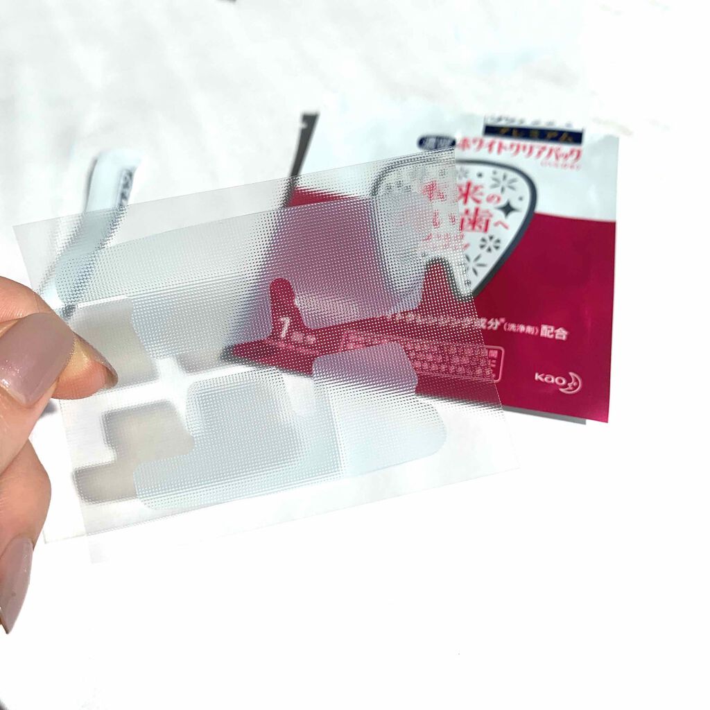 クリアクリーン プレミアム ホワイトクリアパックハミガキ/クリアクリーン/その他オーラルケアを使ったクチコミ(2枚目)