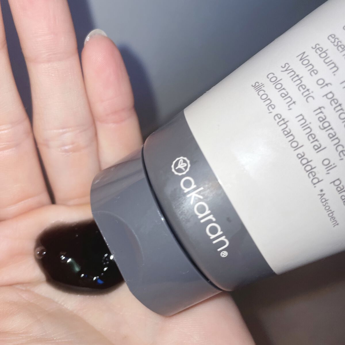 ブラックジェルクレンジング/.akaran/クレンジングジェルを使ったクチコミ（3枚目）