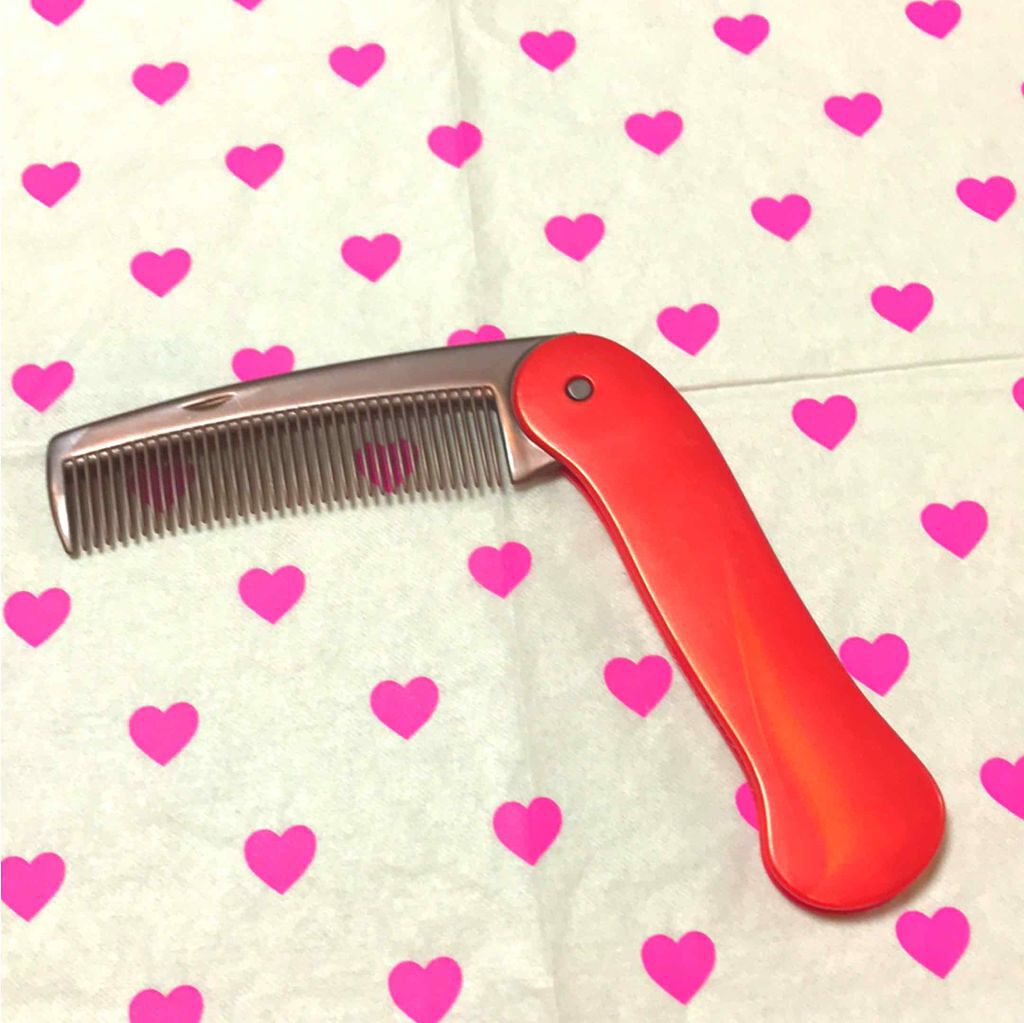 椿 折込コーム/DAISO/ヘアコームを使ったクチコミ(1枚目)