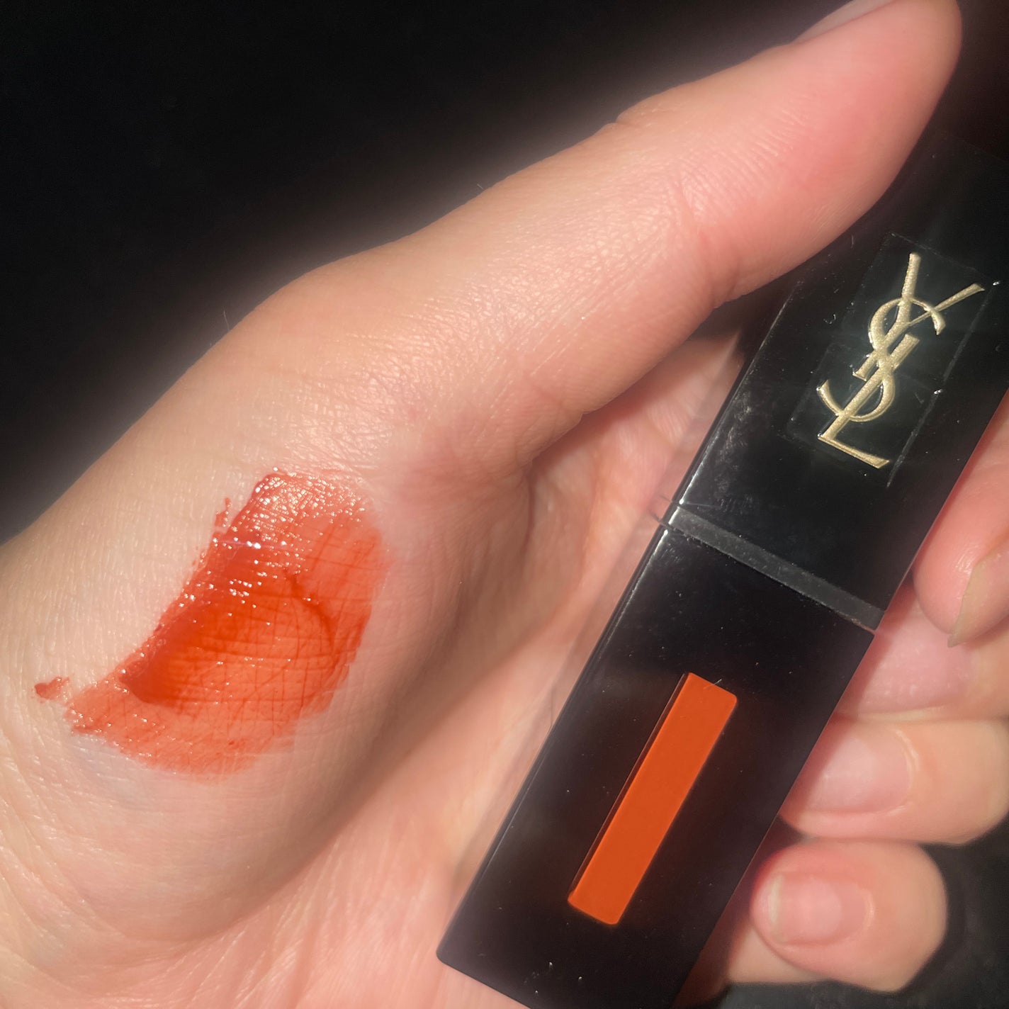 ルージュ ピュールクチュール ヴェルニ ヴィニルクリーム/YVES SAINT LAURENT BEAUTE/口紅を使ったクチコミ(1枚目)