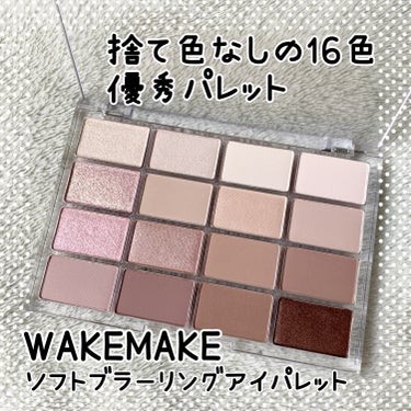 ソフトブラーリング アイパレット/WAKEMAKE/アイシャドウパレットを使ったクチコミ（1枚目）