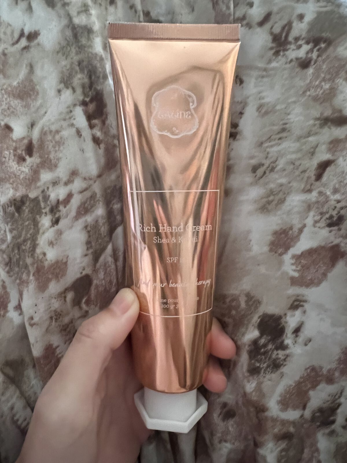 SHEA＆KUKUI  リッチハンドクリーム SPF15/Laline/ハンドクリームを使ったクチコミ（1枚目）