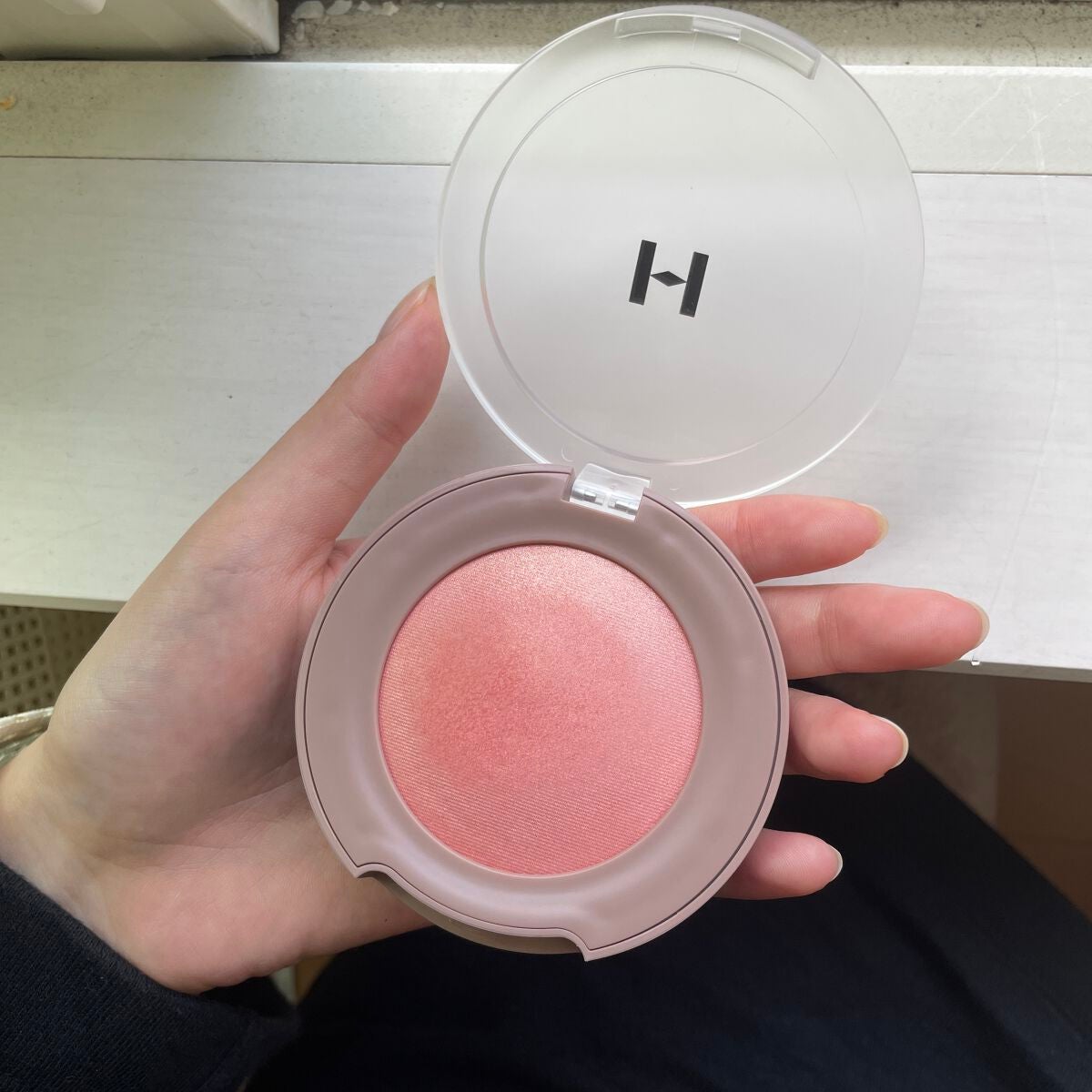 トゥルーディメンショングロウチーク/hince/パウダーチークを使ったクチコミ(2枚目)