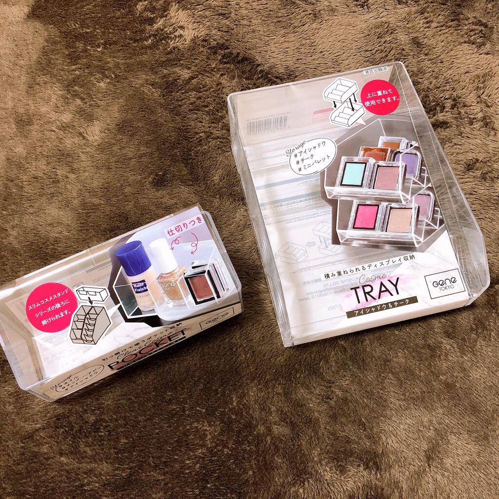 あきな on LIPS 「ダイソーアクリルクリアケース各100円(税抜)コスメ収..」(1枚目)