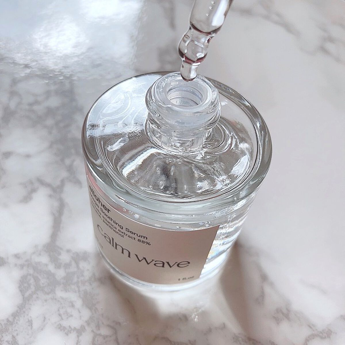 カームウェーブ - Mega Soothing Serum/elloher/美容液を使ったクチコミ（3枚目）