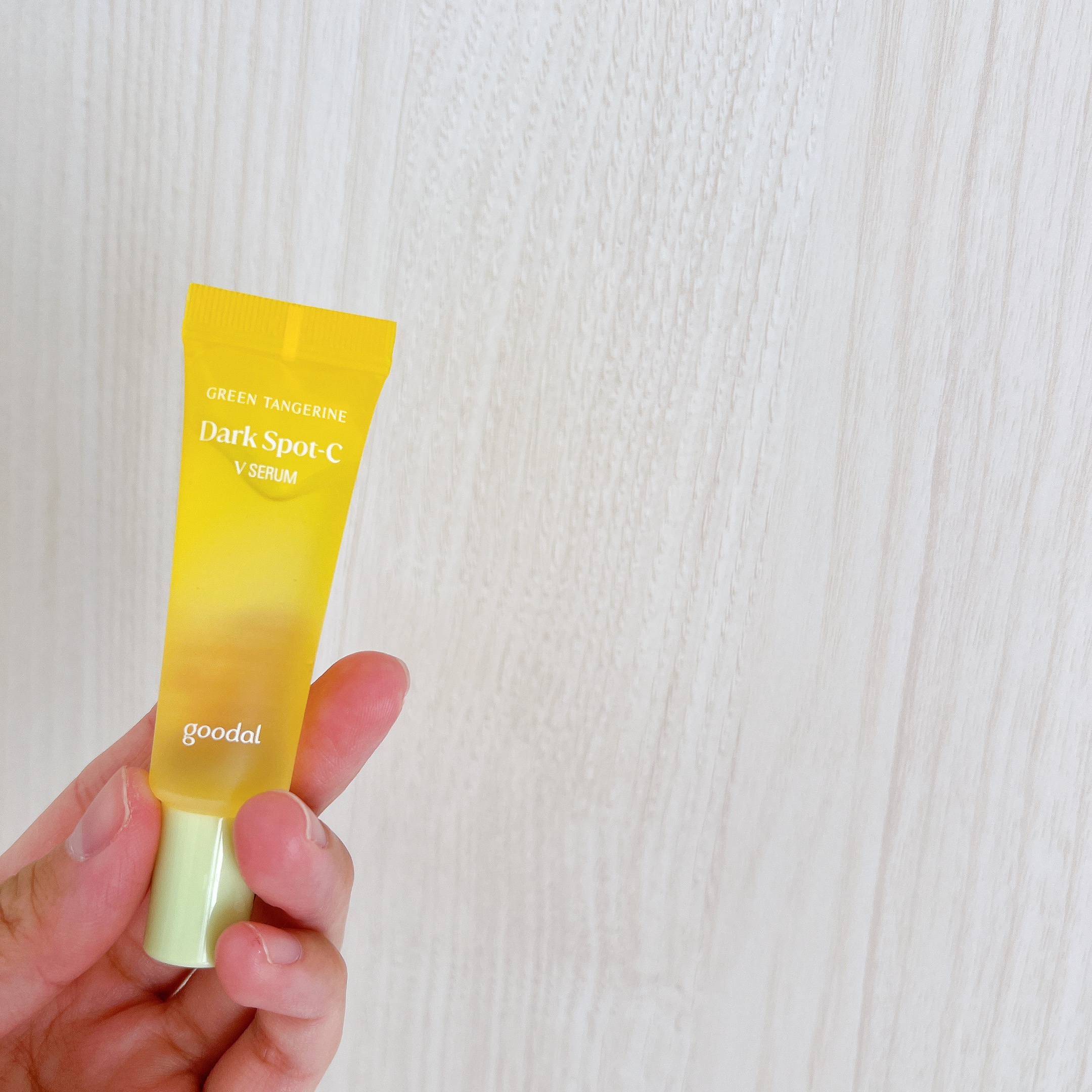 グリーンタンジェリン ビタC ダークスポットケアセラム/goodal/美容液を使ったクチコミ（3枚目）