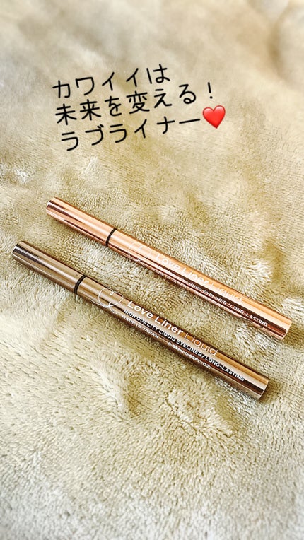 リキッドアイライナーR4/ラブ・ライナー/リキッドアイライナーを使ったクチコミ(1枚目)