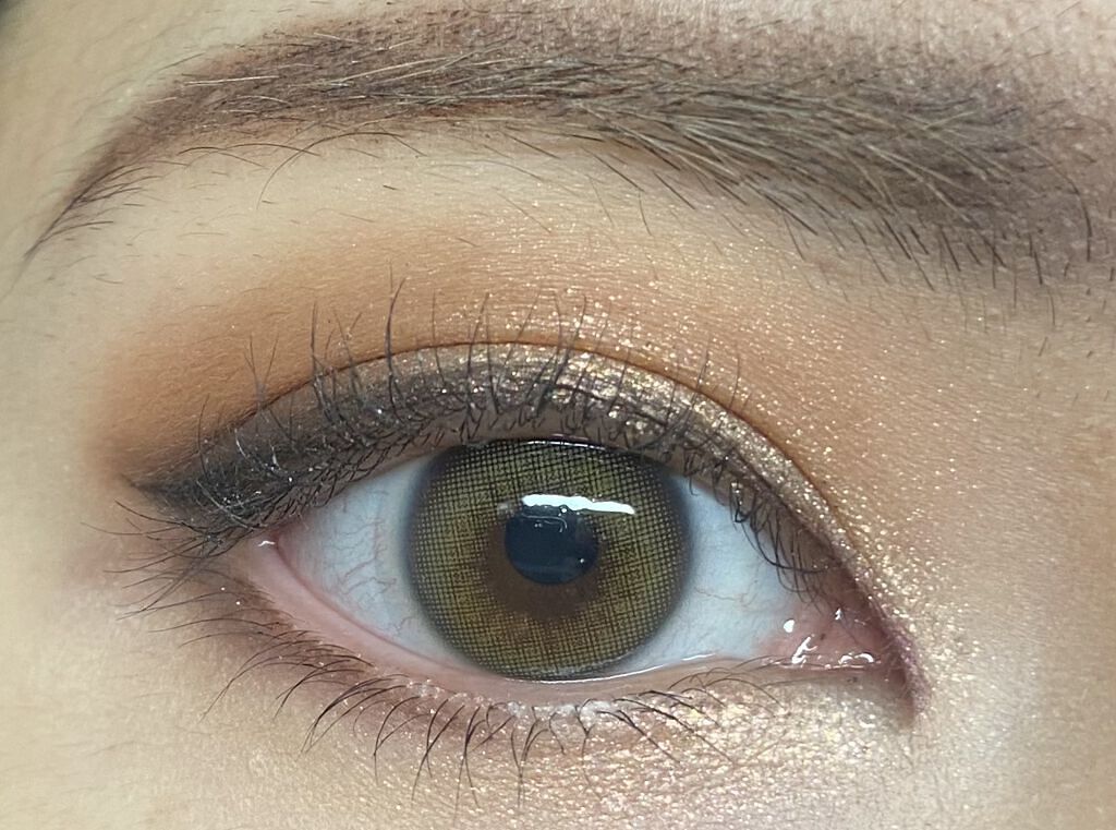 Spanish (スパニッシュ) オリーブ/OLENS/カラーコンタクトレンズを使ったクチコミ（3枚目）