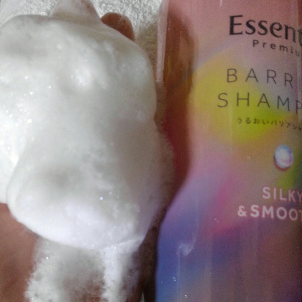 エッセンシャルプレミアム バリアシャンプー・コンディショナー シルキー&スムース/エッセンシャル/市販シャンプーを使ったクチコミ(5枚目)