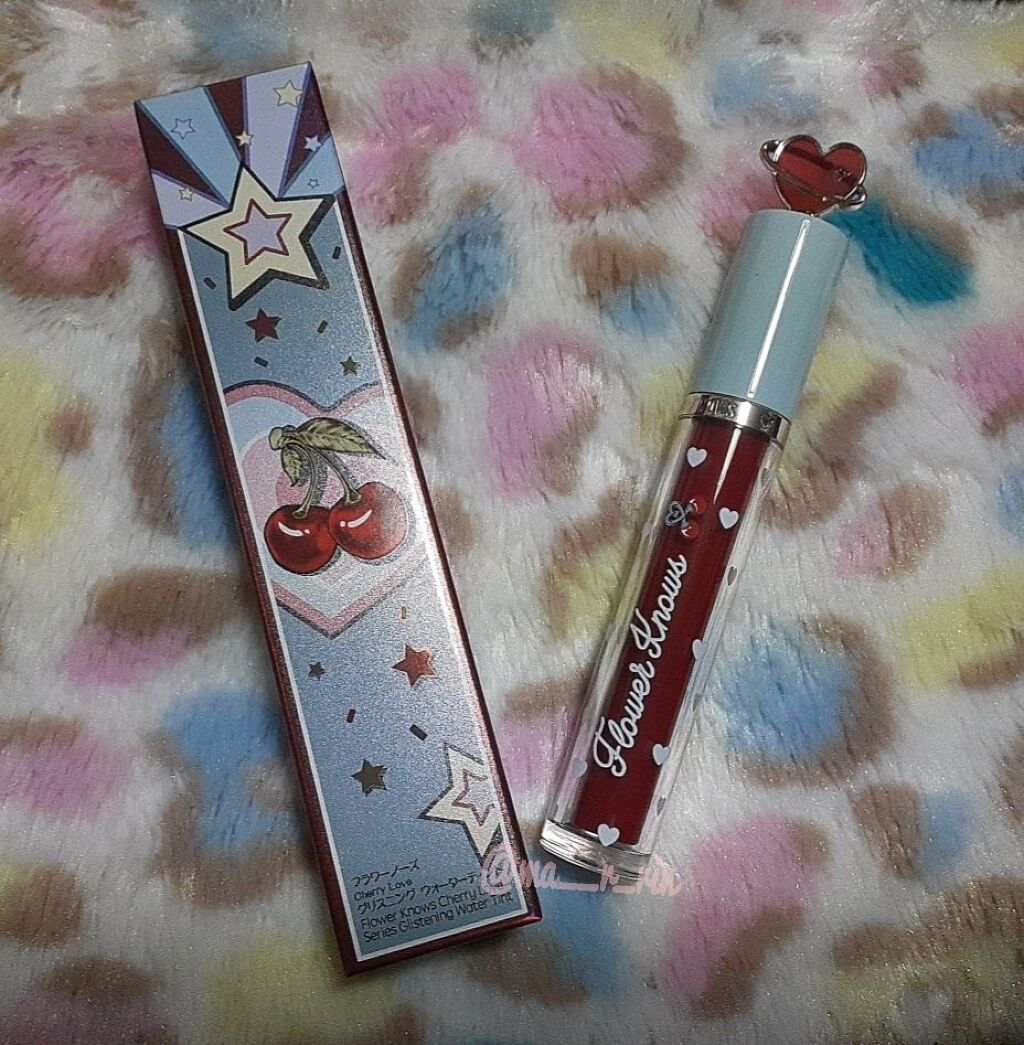 グリスニングウォータリングティント G05 ロックキャンディー/FlowerKnows/リップティントを使ったクチコミ（2枚目）