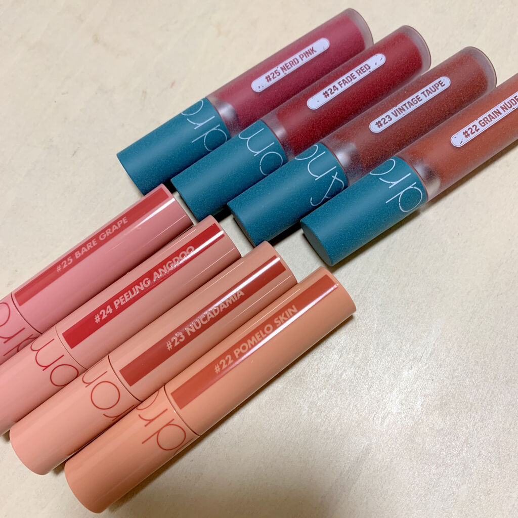 ジューシーラスティングティント/rom&nd/リップティントを使ったクチコミ（1枚目）