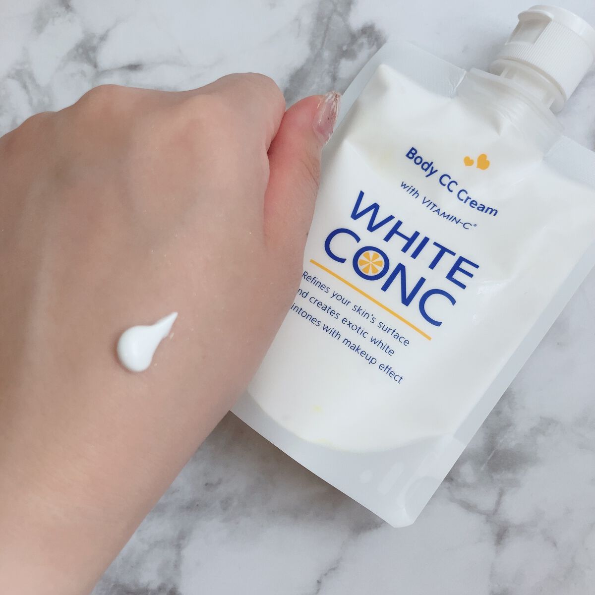 薬用ホワイトコンク ホワイトニングCC CII/ホワイトコンク/ボディクリームを使ったクチコミ(2枚目)