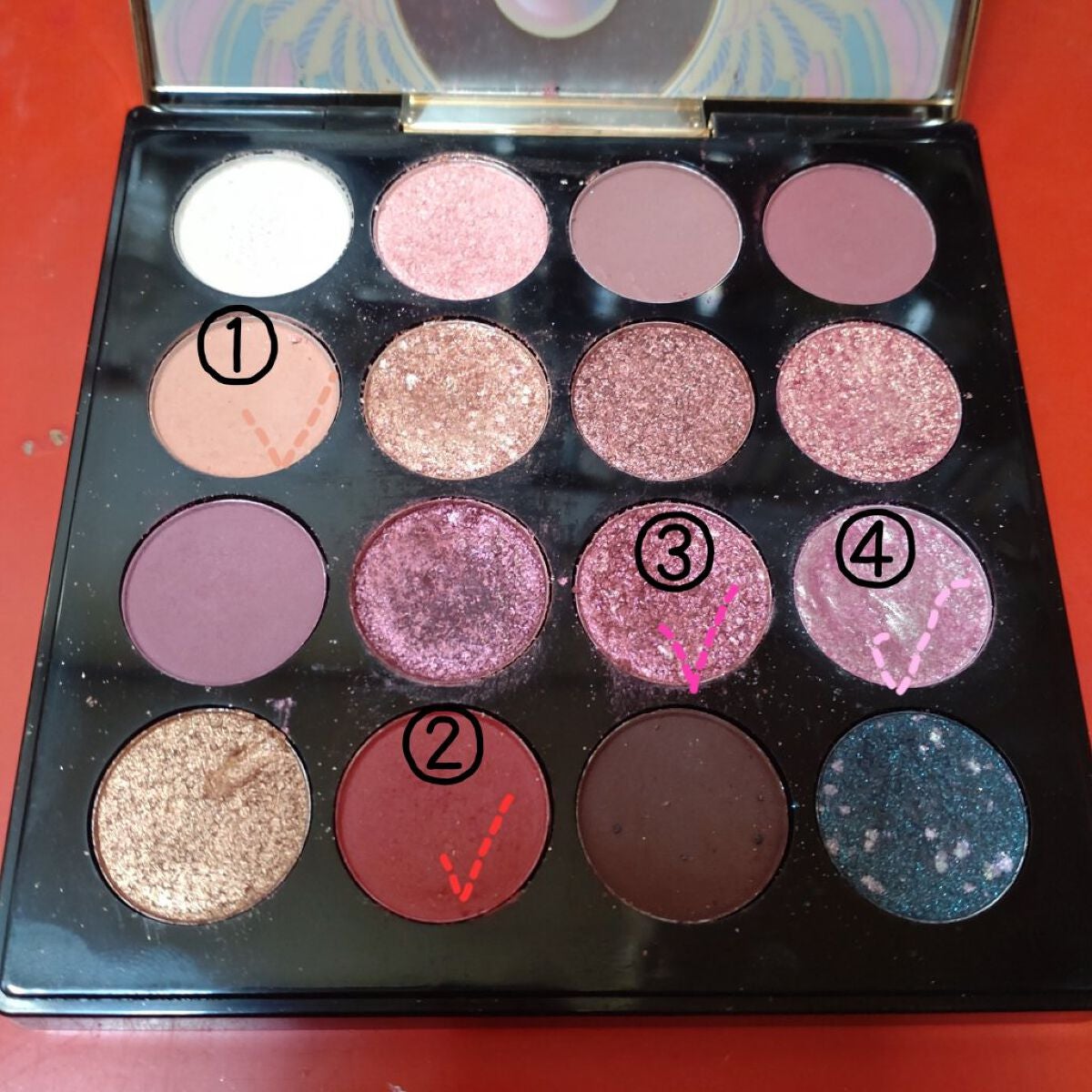 大英博物館 エジプトシリーズ アイシャドウパレット/ZEESEA/アイシャドウパレットを使ったクチコミ(2枚目)