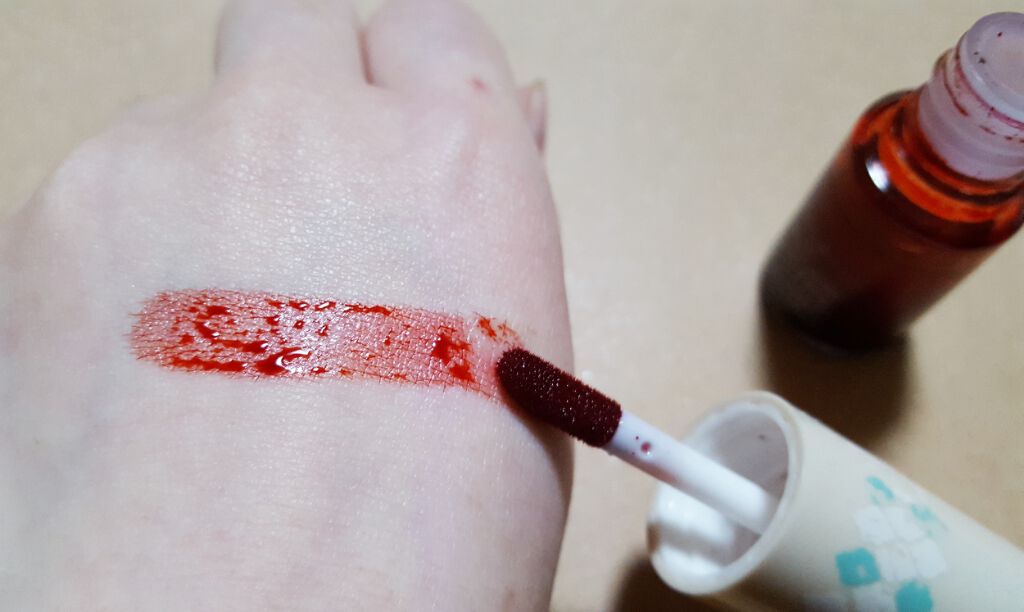 カクテルシェイクティント 02：サンセットピンク/ベビーピンク/リップティントを使ったクチコミ（3枚目）