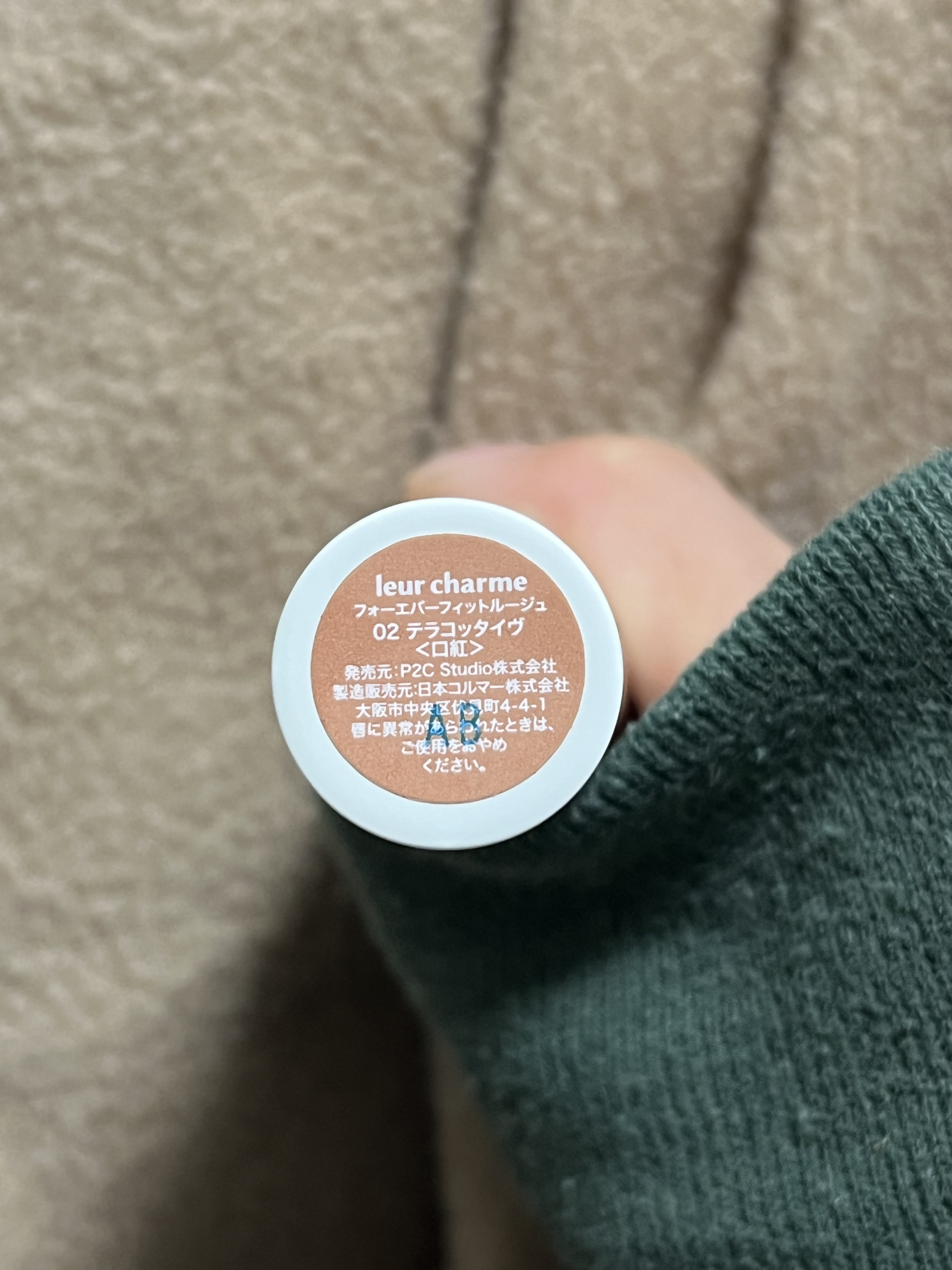 フォーエバー フィット ルージュ 02 terracotta eve(テラコッタイヴ)/leur charme/口紅を使ったクチコミ（3枚目）