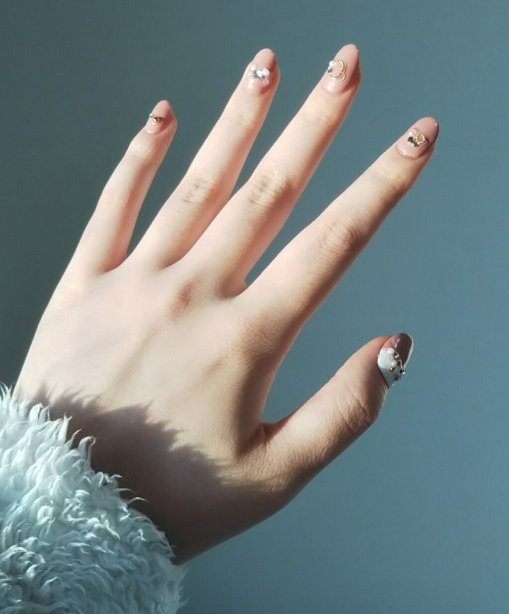 しずくネイルシール/キャンドゥ/ネイルシールを使ったクチコミ（2枚目）