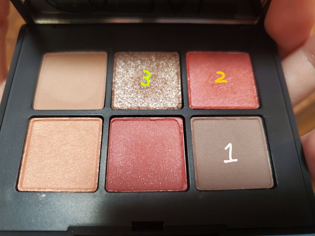 ヴォワヤジュールアイシャドウパレット/NARS/アイシャドウパレットを使ったクチコミ(2枚目)