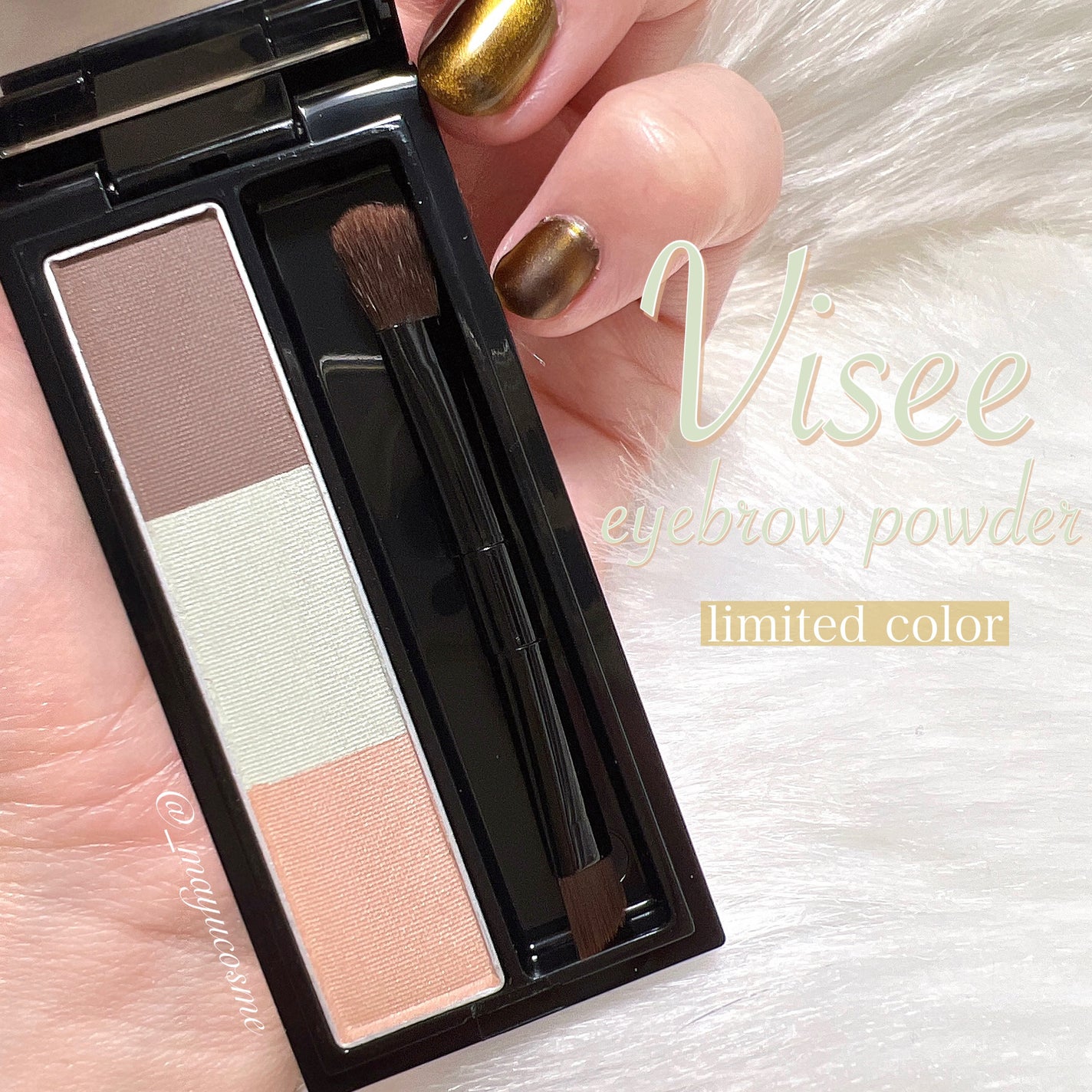 ヴィセ リシェ アイブロウパウダー/Visée/パウダーアイブロウを使ったクチコミ(1枚目)