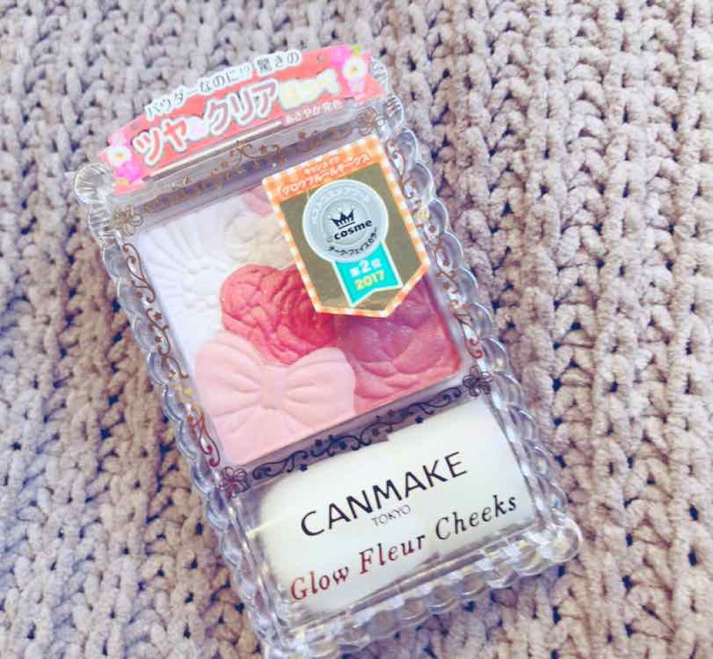 グロウフルールチークス/キャンメイク/パウダーチークを使ったクチコミ(1枚目)