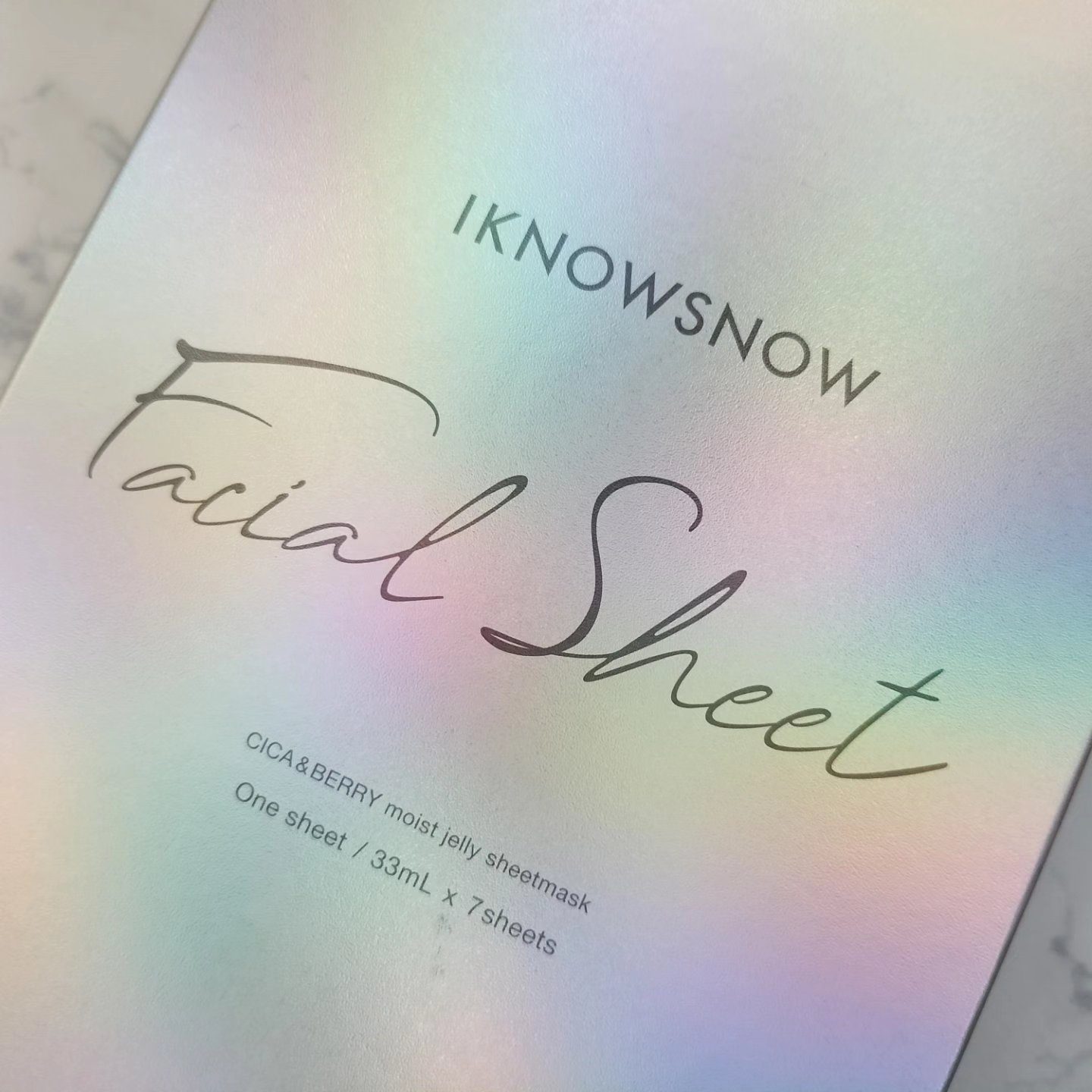 フェイシャルシート/IKNOWSNOW/シートマスク・パックを使ったクチコミ（2枚目）