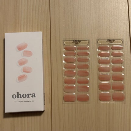 セミキュアジェルネイル(ハンド)/ohora/ネイルシールを使ったクチコミ(5枚目)