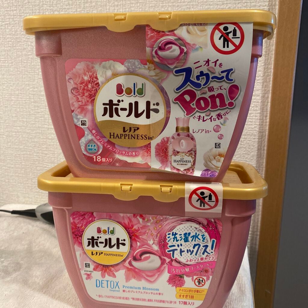 ボールドジェルボール3D 癒しのプレミアムブロッサムの香り/ボールド/洗濯洗剤を使ったクチコミ(3枚目)